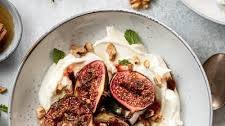 Roasted Figs with Honey & Yogurt