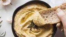 Roasted Garlic & Rosemary Hummus