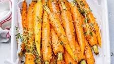 Roasted Honey Mustard Carrots