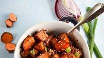 Roasted Teriyaki-Glazed Sweet Potatoes