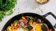 Roasted Veggie Breakfast Skillet