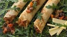 Roasted Veggie Crepes (aka Ratatouille in a Wrap)
