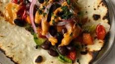 Roasted Veggie Tacos with Chipotle Mayo