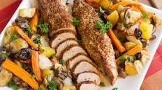 Roast Pork Tenderloin with Roasted Vegetables