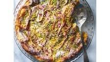 Saffron Orange Bread Pudding