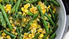Sage Butter Green Beans and Corn Medley