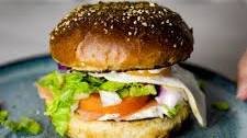Salmon Burgers with Spicy Mayo