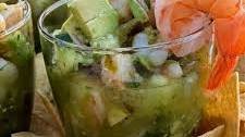 Salsa Verde Shrimp Ceviche