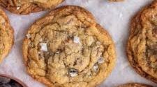 Salted Toffee Chocolate Chip Cookies