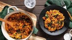 Sausage Jambalaya with Kale & Long Grain Rice