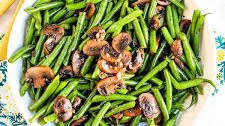 Sauteed Green Beans with Mushrooms