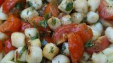 Scallops with Herbed Tomato Sauce
