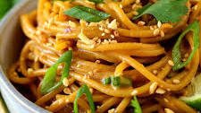 Sesame Peanut Sauce Noodles