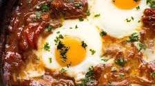 Shakshuka (Middle Eastern Poached or Baked Eggs)