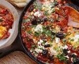 Shakshuka (North African–Style Poached Eggs in Spicy Tomato Sauce)