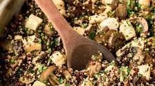 Skillet Mushroom Chicken and Quinoa
