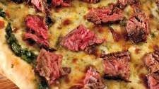 Skirt Steak and Chimichurri Pizza