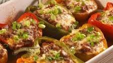Sloppy Joe Stuffed Peppers
