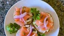 Smoked Salmon Bagels