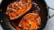 Smoky Paprika Butter Pan Fried Pork Chops