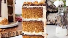 S'mores Cake With Toasted Marshmallow Frosting