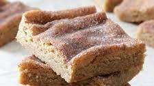 Snickerdoodle Blondie Bars