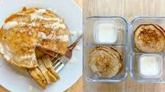 Snickerdoodle Pancakes and Cream Cheese Drizzle