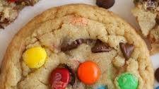 Soft and Chewy M&M Cookies