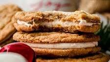 Soft & Chewy Gingerbread Sandwich Cookies