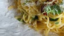 Spaghetti Carbonara with Fresh Herbs