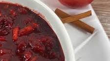 Spiced Apple Cranberry Sauce