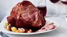 Spiced Brown Sugar Ham with Apple Jus