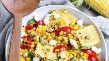 spicy corn & tomato basil ravioli