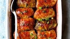 Spicy Asian Pork Cabbage Rolls