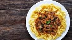 Spicy Beef Stroganoff