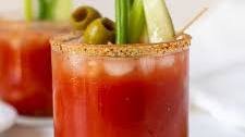 Spicy Bloody Mary with Jalapeno Infused Vodka