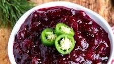 Spicy Jalapeno Cranberry Sauce