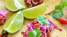 Spicy Lentil Tacos with Lime Slaw