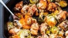 Spicy Pork Belly Brussels Sprouts