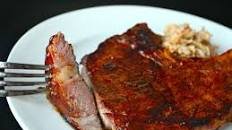 Spicy Rubbed Sous Vide Pork Chops with BBQ Sauce Recipe