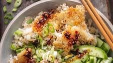 Spicy Tuna Sushi Bowl with Crispy Rice