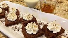 Spiked Eggnog Brownies