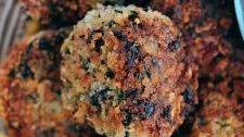 Spinach and Chickpea Falafel