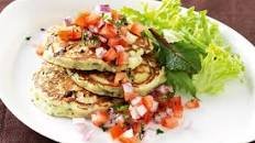 Spinach and feta pancakes