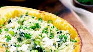 Spinach And Feta Spaghetti Squash