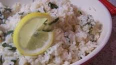 Spinach Lemon Rice