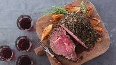 Standing Rib Roast with Caramelized Onions
