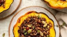 Stuffed Acorn Squash with Mushrooms