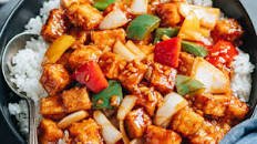 Sweet and Sour Tofu (糖醋豆腐)