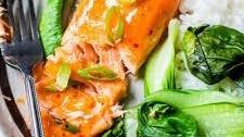 Sweet and Spicy Glazed Salmon